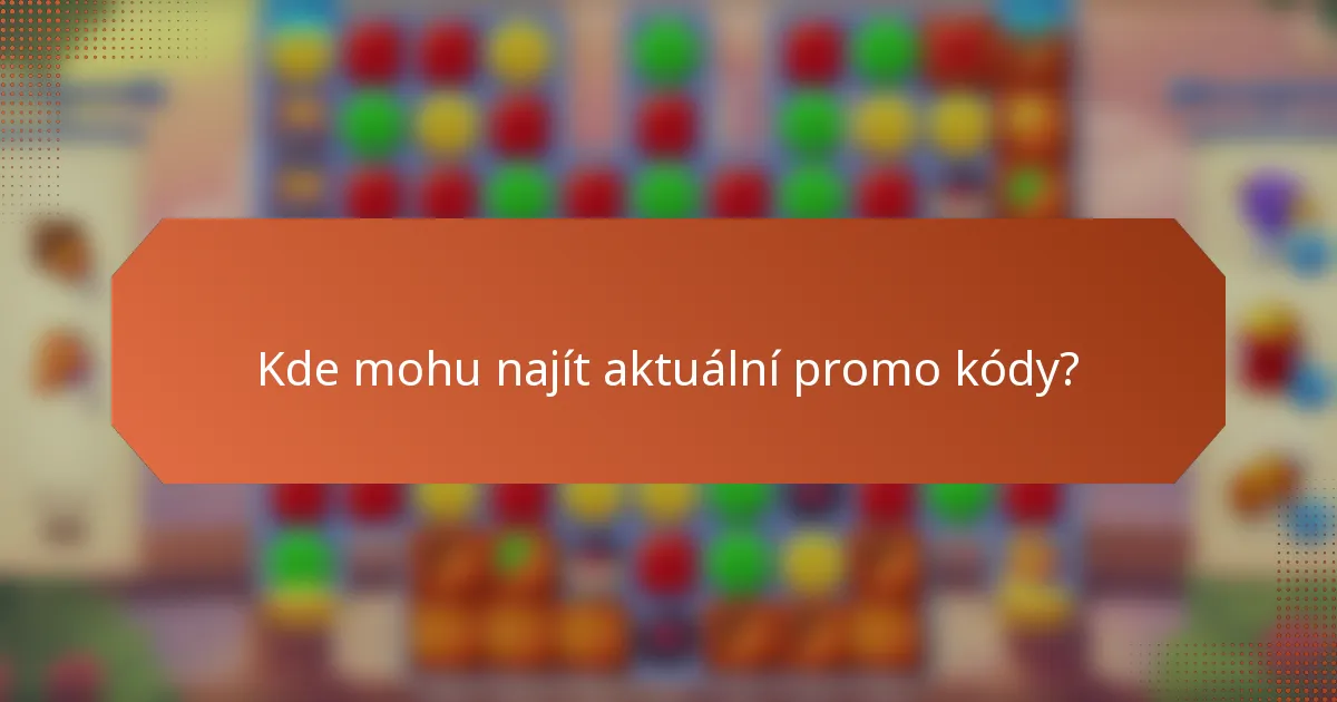 Kde mohu najít aktuální promo kódy?